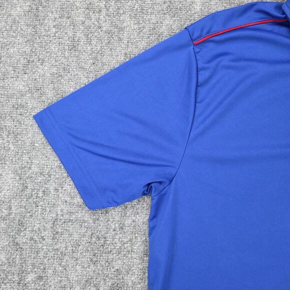 Kansas Jayhawks Shirt Mens Large Blue NCAA Basketball Polo KU Jayhawk Colosseum - Picture 8 of 15